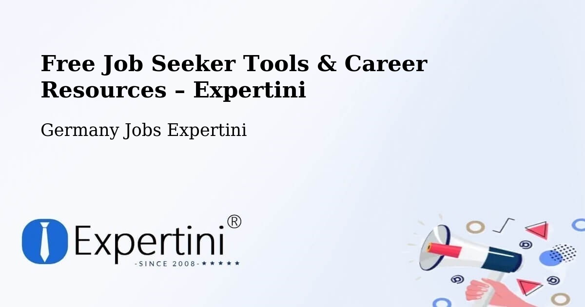 Free Job Seeker Tools & Career Resources – Chemnitz - Chemnitz, Germany Jobs Expertini
