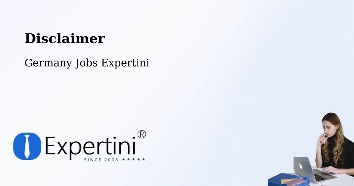 Disclaimer – Chemnitz - Germany Jobs Expertini