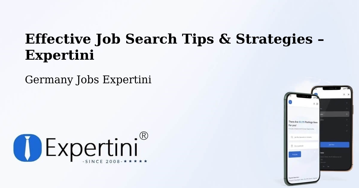 Job Search Tips & Strategies for Job Seekers – Chemnitz - Chemnitz, Germany Jobs Expertini