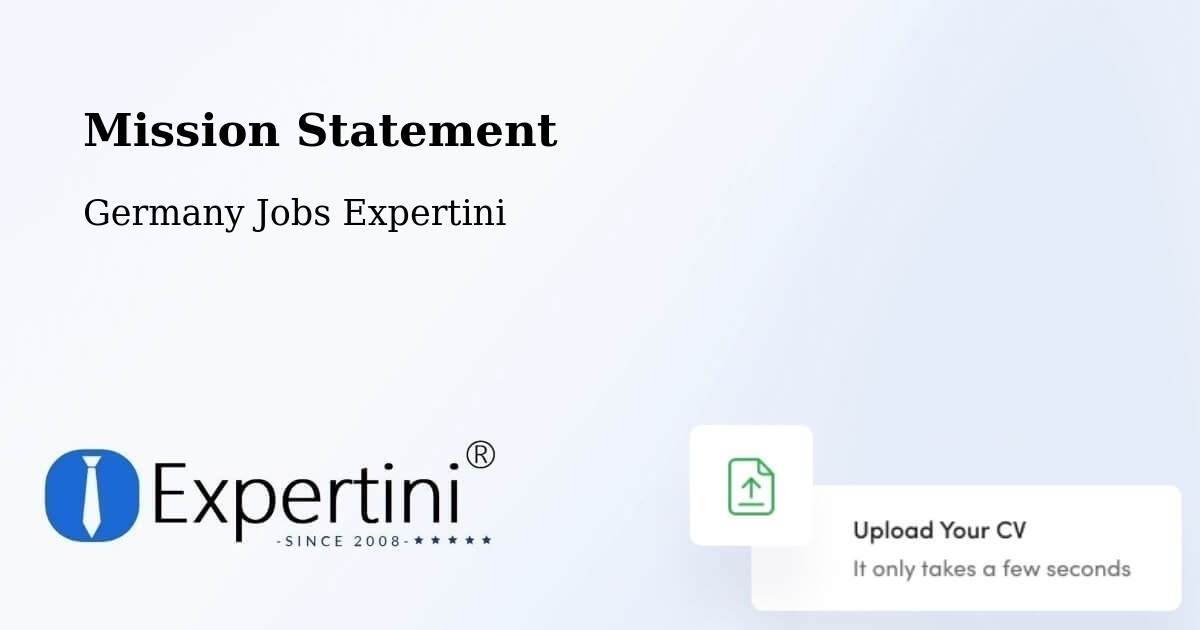Corporate Mission – Chemnitz - Germany Jobs Expertini